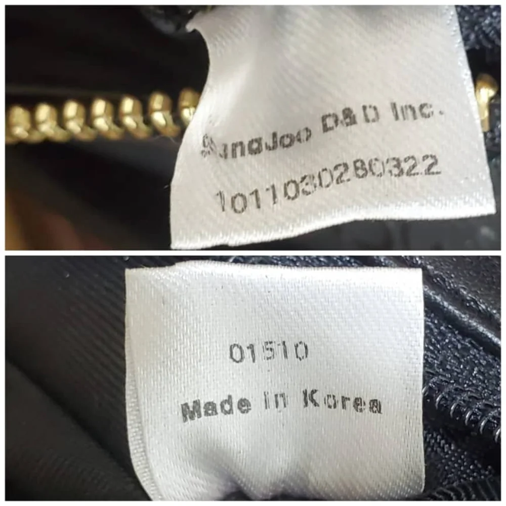 Authentic MCM Signature Visetos Monogram Boston Bag with Strap